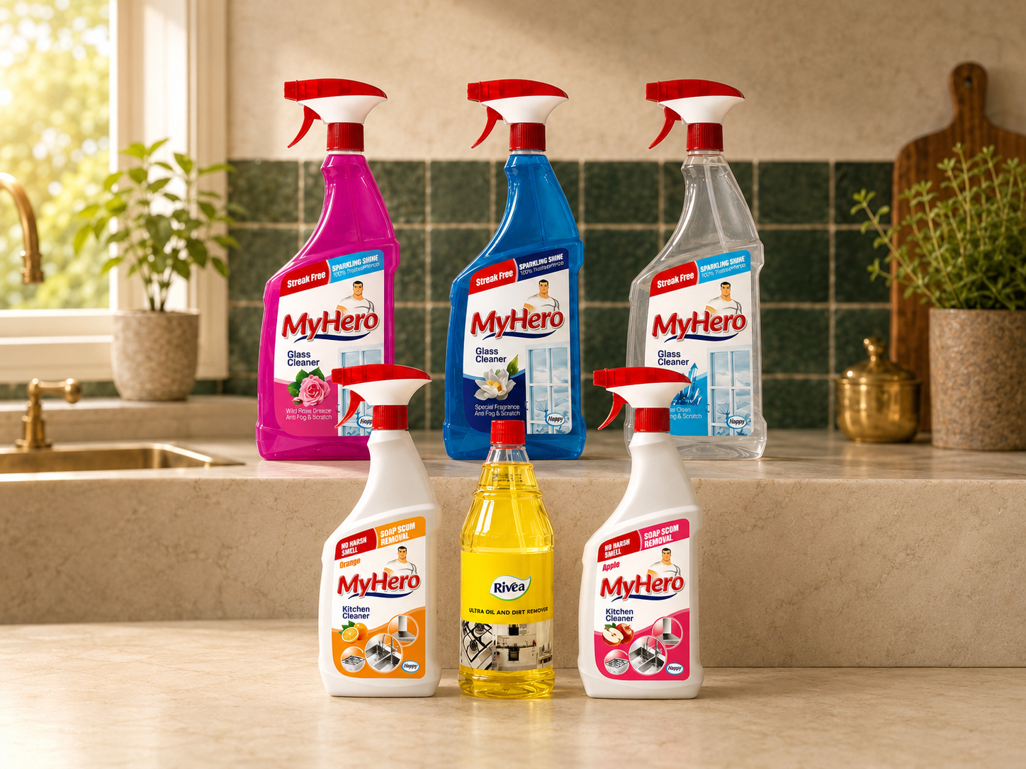MyHero Glas- och köksspray